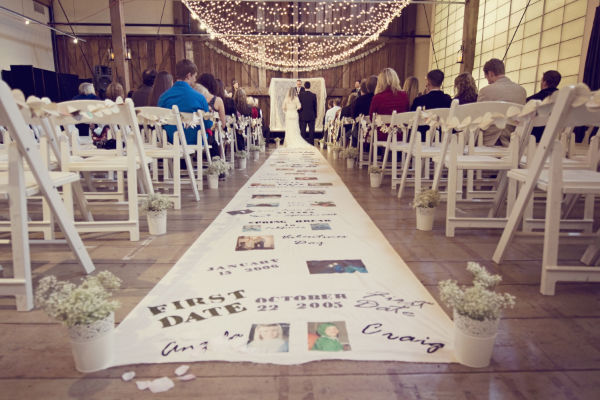 customized aisle runner