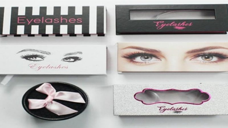 Custom eyelash boxes