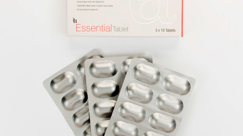 multivitamin tablets for the skin