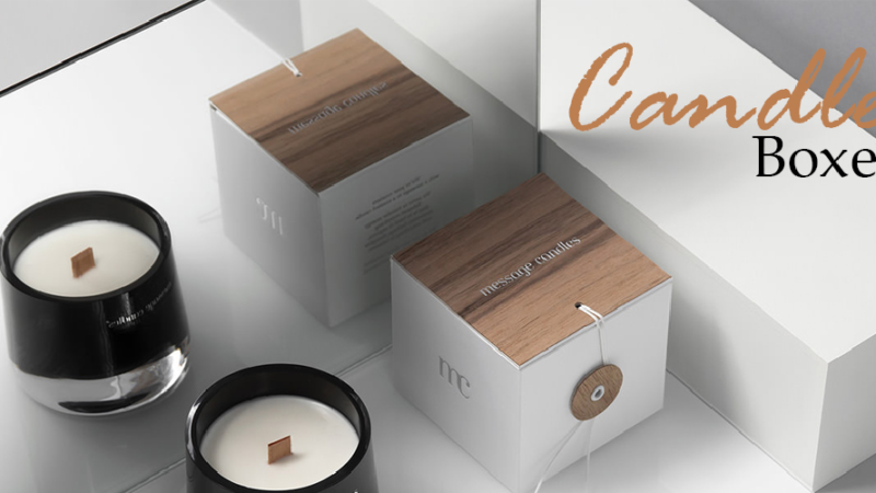 Candle packaging boxes